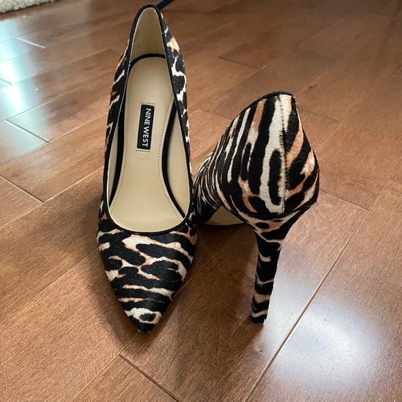 Nine West New Tatiana zebra print heels pumps 7 M - Picture 3 of 8